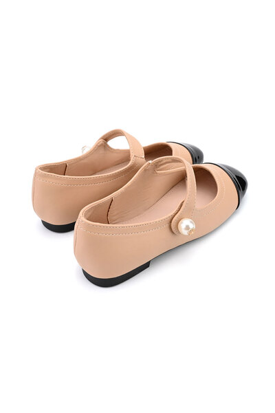 Tmall Casual Women's Ballet Flats, -Leather, BL502, Beige