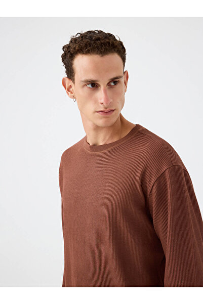 Loft Καφέ ανδρικό φούτερ Lf2037183