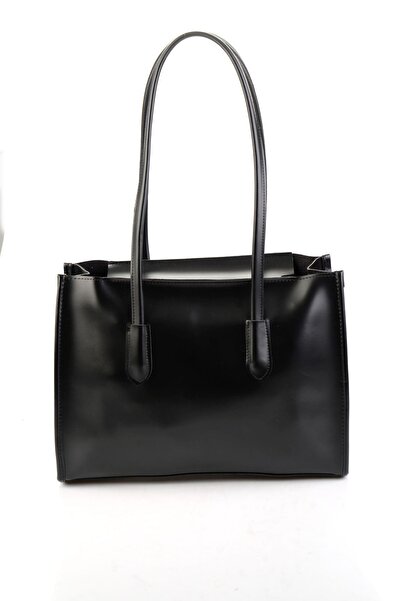 Bambi Siyah Kadın Omuz Çantası C06663007109