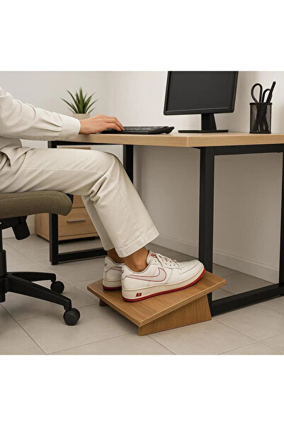 ESYAH Ergonomik Masa Altı Ayak Koyma Standı Ayak Rampası 15cm Yükseklik