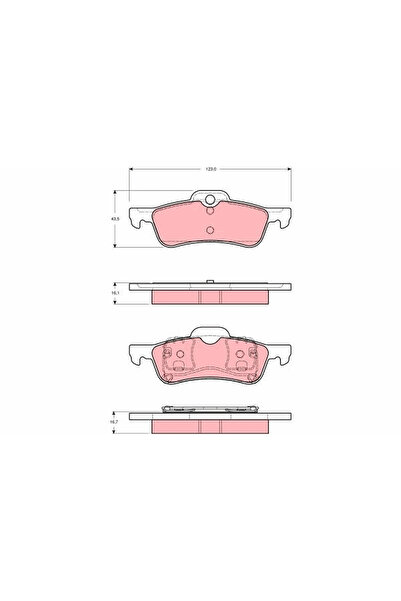 TRW Set Placute Frana Frana Disc Mini Mini