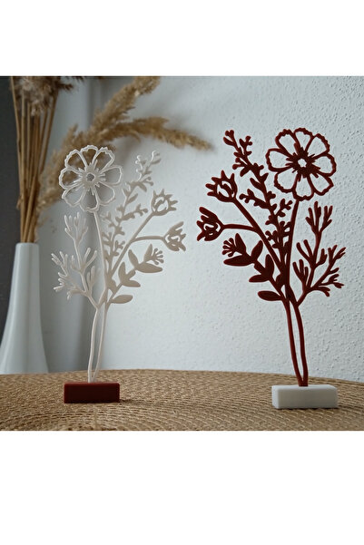 Sapphire 3D Dekoratif Papatya çiçek Masa üstü Şık Tasarım Ev Ofis, Oturma Çoc...