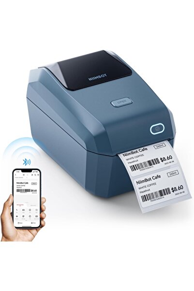 NiiMbot K3 Label Printer, 3 Inch Label Maker with High-Speed, Bluetooth and USB Connection, Support