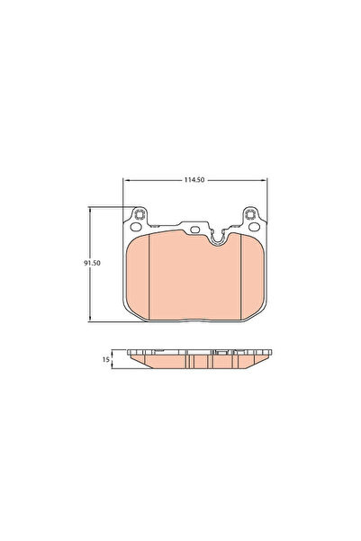 TRW Brake Pad Set Disc Brake Bmw 1 Mini Mini 2013-2024