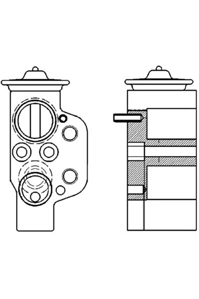 MAHLE Supapa Expansiune Clima Audi A4 Allroad B8/A4 B8/A5 Porsche Panamera