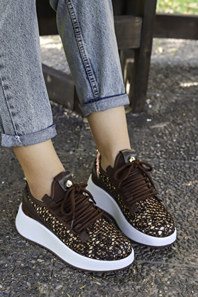 kajal ayakkabı PRN 174-112 Pantofi cu detaliu din plasă de piatră