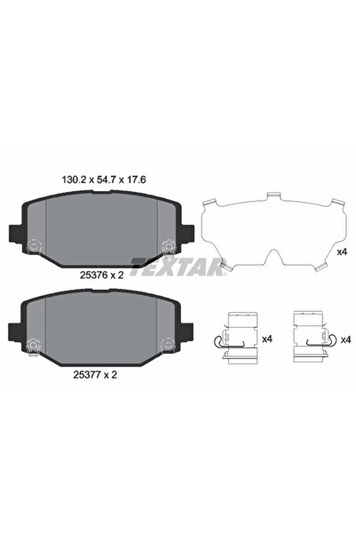 TEXTAR Set Placute Frana Frana Disc Chrysler Grand Voyager 5 Dodge Grand Cara...