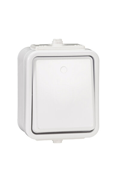 Other Întrerupător unipolar cu montare aparentă IP44, cedru alb