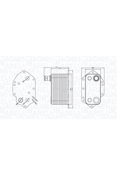 MAGNETI MARELLI Radiator Ulei Ulei Motor Bmw 3/5/6