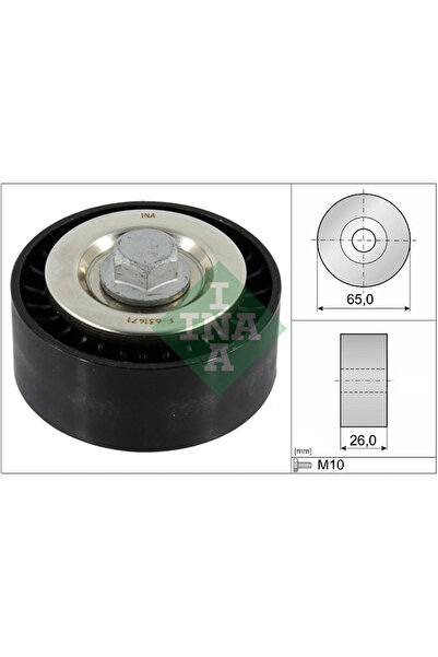 FAG Rola Ghidare/Conducere Curea Transmisie Opel Antara A/Cascada/Insignia A ...