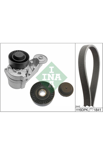 FAG Комплект ремъци V-образен профил Volvo S60 1/S80 1/S80 2