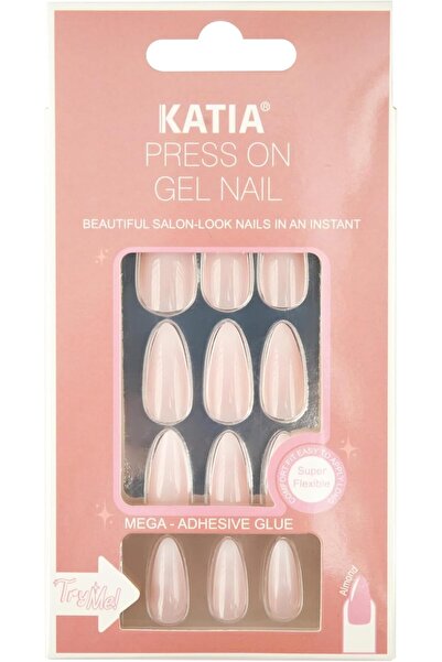 KATIA أظافر جل مضغوطة باللوز، عاجي (101 أومبري)، لامع