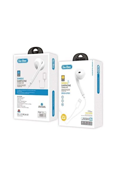 Go-Des Go Des Single Earphone Connector White