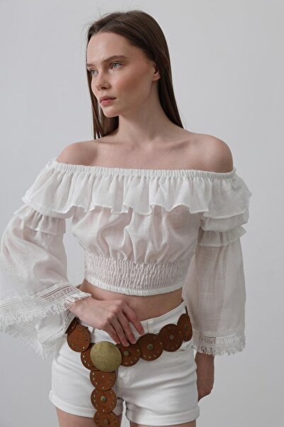 Hariqa Блуза - Бяла