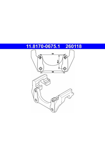Ate Suport Etrier Volvo XC90 1 2002-2014