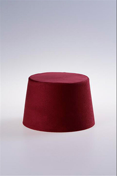 Armelit Uzun Püskülsüz Osmanlı Fesi – Dayanıklı Plastik Gövde, Kadife Kaplama Fes