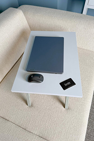 Zevahir Mobilya Dekorasyon Katlanabilir Yatak Koltuk Üstü Hasta Servis Masası Laptop Bilgisayar Sehpası