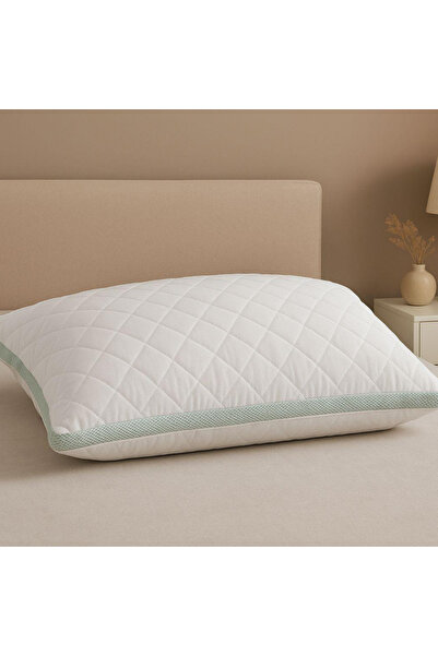 Mions Olie Klimalı Yastık - Beyaz/Açık Gri - 50X70 cm