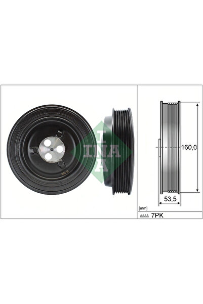 FAG Fulie Curea Arbore Cotit Ford Transit V363 Bus/Transit V363 Caroserie/Tra...