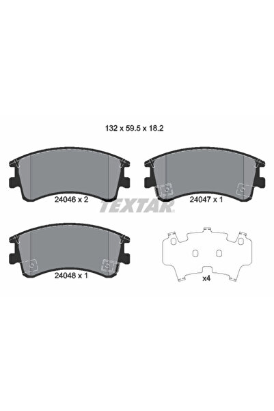 Krieger Set Placute Frana Frana Disc Mazda 6 2002-2008
