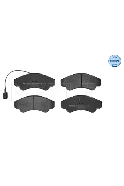 MEYLE Комплект спирачни накладки, дискови спирачки, преден мост, Citroen Jump...