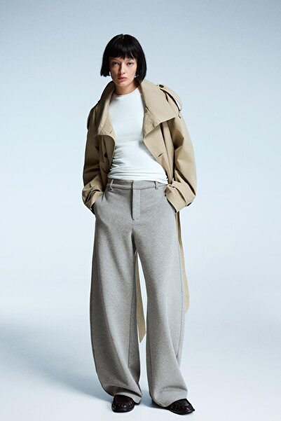 Bershka Tailored fit balloon trousers