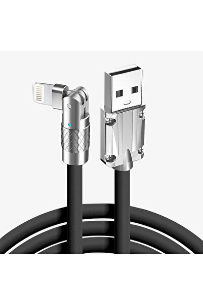 Timebox Cablu de date și încărcare rapidă 120W, rotație 180 de grade, QC 3.0,...