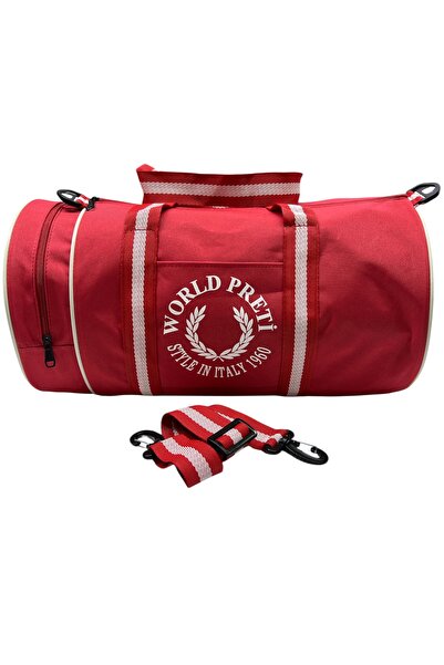 sç Saraçoğlu Çanta Silindir Günlük Unisex Spor Fitness & Spa Seyehat Çantası İmpertex (45x26x23)