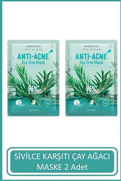 Watsons Karşıtı Çay Ağacı Maske 30 ml x2 Adet