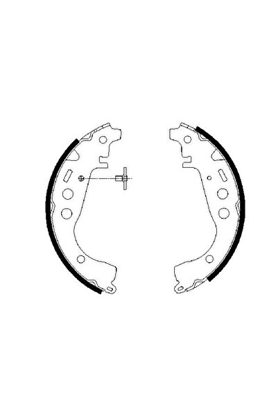 Bosch Set Saboti Frana Toyota Allion 1/Corolla/Hilux 4 Pick-Up Toyota (Faw) P...