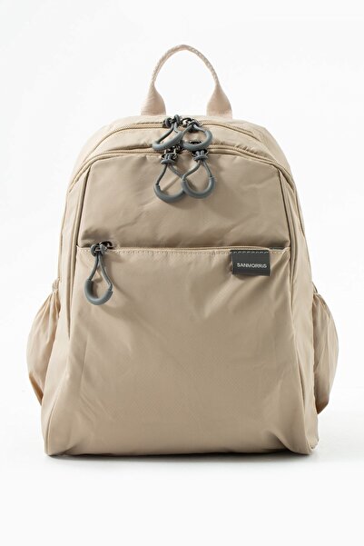 Paul Brand Soft Textured Waterproof Parachute Fabric 4 Compartment Women's School Daily Backpack with Laptop Compartment