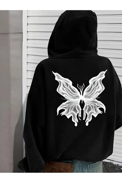 ZEMLİYA هودي بغطاء للرأس كبير الحجم للجنسين من ماسكي - كاجوال، للجنسين