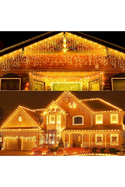 VipDeluXe fobaston Işık Zinciri 10 m 400 LED 8 Mod