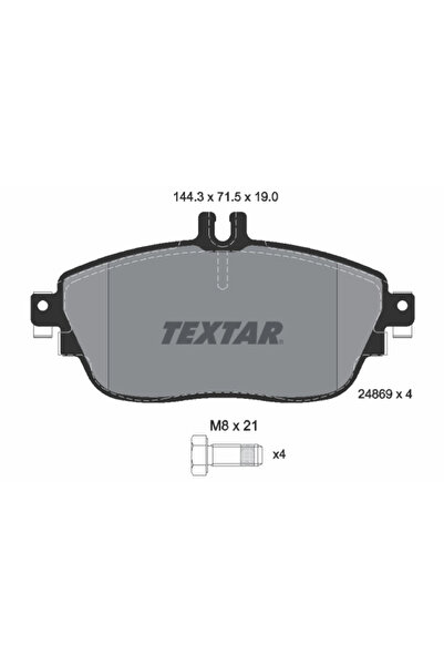 Krieger Set Placute Frana Frana Disc Mercedes-Benz A-Class/B-Class Sports Tou...