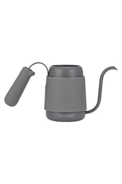 BUYDEEM Cafetieră tip gât de lebădă CD2006, 350 ml, oțel inoxidabil, negru