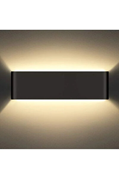 Cata CT-5213 12W Penguen LED Aplik Siyah Kasa 3200K Günışığı Dış Mekan Su Geçirmez Duvar Aydınlatma