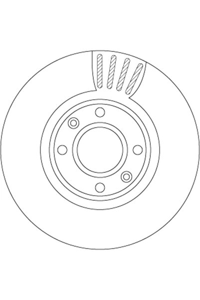 TRW Disc Frana Mercedes-Benz C-Class Mercedes-Benz (Bbdc) C-Class