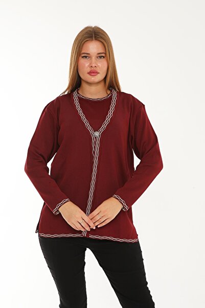 Lanze Knitwear Double Set Cardigan and Blouse
