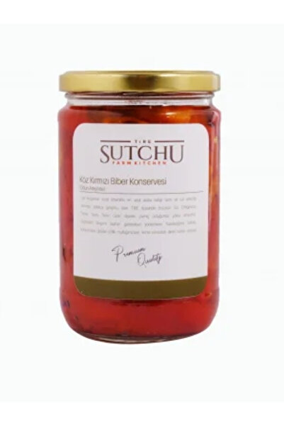 SUTCHU Köz Kırmızı Biber Konservesi 600 Gr