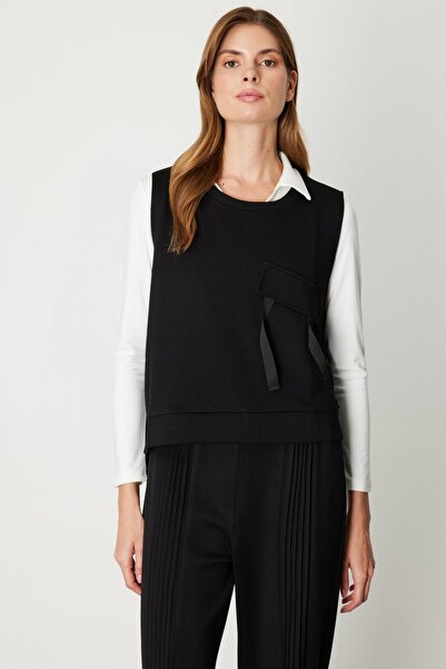 ON Asimetrik Kesim Süveter