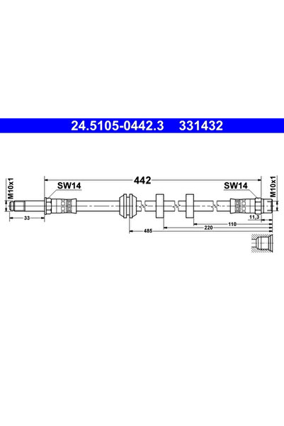 Ate Furtun Frana Seat Cordoba/Ibiza 2 Vw Corrado/Golf 3/Vento