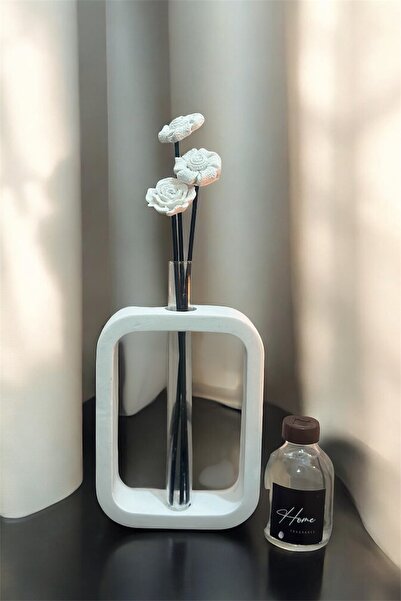 LİNECRAFT Cam Vazo Şeklinde Oda Kokusu Yasemin Kokulu 50 ml Yedek Kokulu