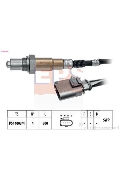 Eps Sonda Lambda Seat Ateca (kh7, Khp) 2016-2021 Benzina