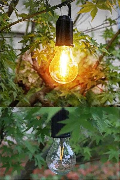 EvimLed Solar Güneş Enerjili Led Ampul - Uzaktan Kumandalı - Solar Camping Lamp