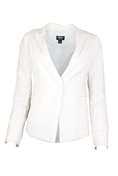 ONLY Jachetă Classic White - XS, Alb, 100% poliester