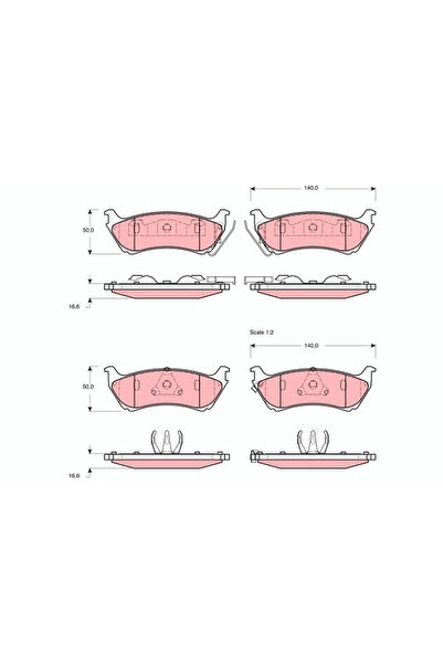 TRW Set Placute Frana Frana Disc Mercedes-Benz M-Class