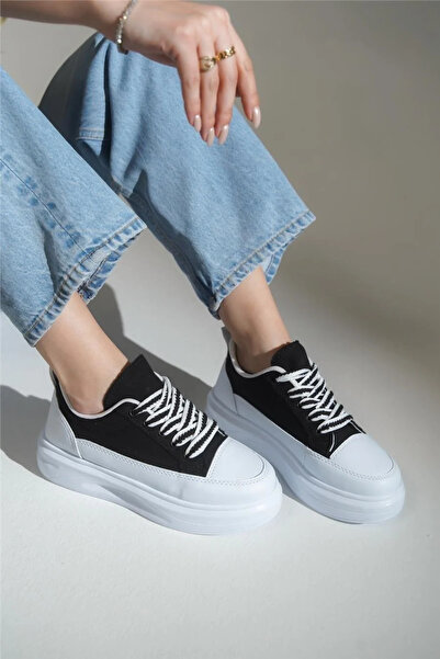 guijarro Γυναικείο sneaker με χοντρή σόλα από λινό πράσινο χρώμα μέντας |   Α...