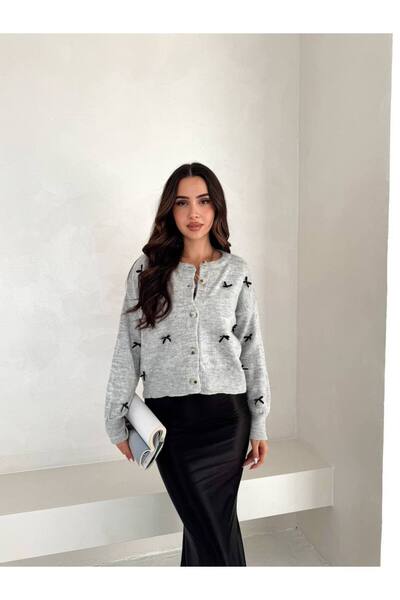 DazzUp Women's Bow Cardigan