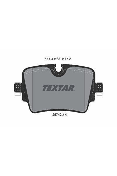 TEXTAR Комплект спирачни накладки дискови спирачки Jaguar F-Type/Xj