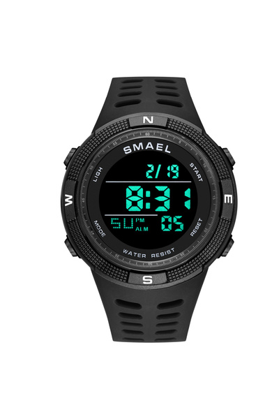 SMAEL Sports Watch Alarm Light Stopwatch 5 ATM